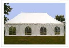 20x40 Pole Tent w/ Sidewalls w/Windows 20x40 Pole Tent w/ Sidewalls w/Windows