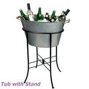 GALVANIZED STEEL BEVERAGE TUB GALVANIZED STEEL BEVERAGE TUB
